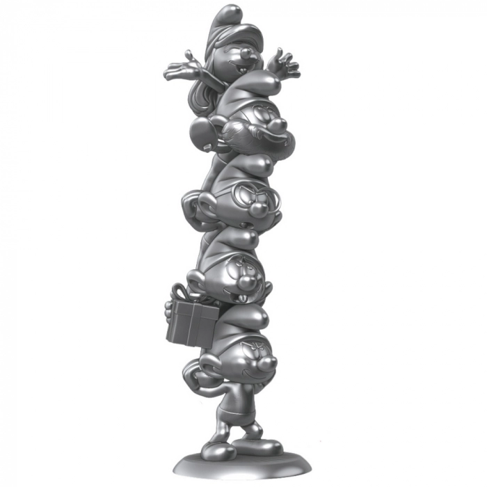The Smurfs Resin Statue Smurfs Column