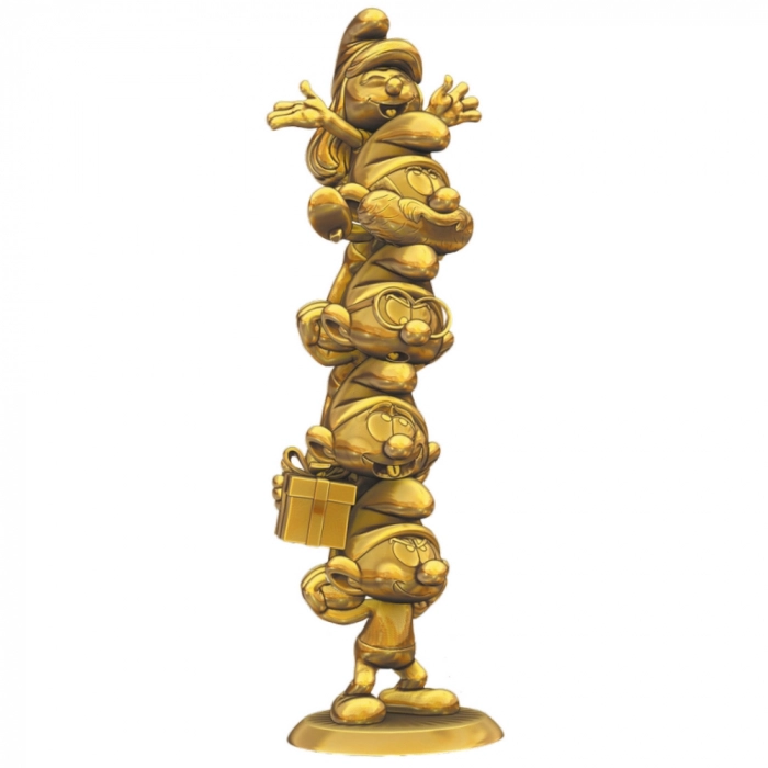 The Smurfs Resin Statue Smurfs Column