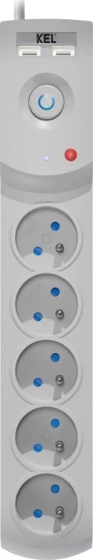 Surge Protector Power Strip 5-Sockets +