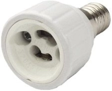 E-14 to GU10 adapter adapter white