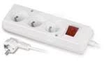 Plastrol power strip 3 sockets 3