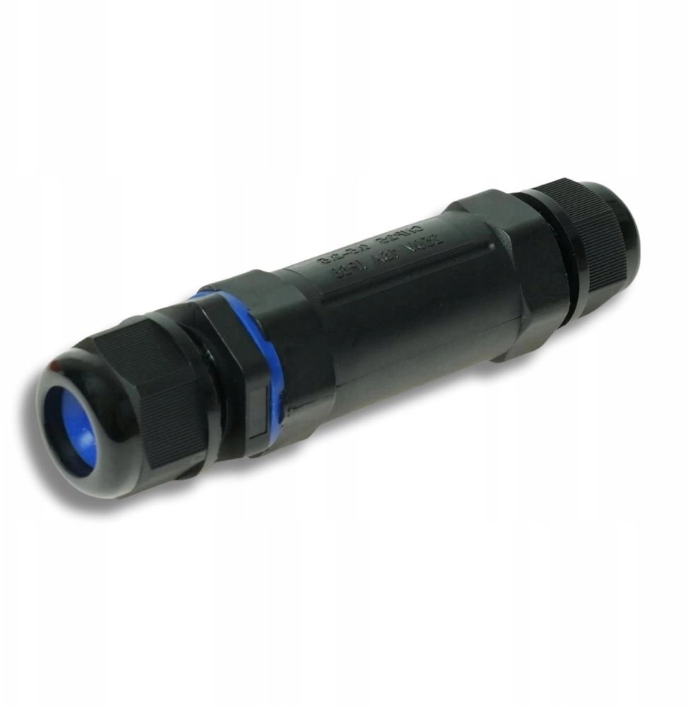 Hermetic cable connector IP68 3-pin permanent