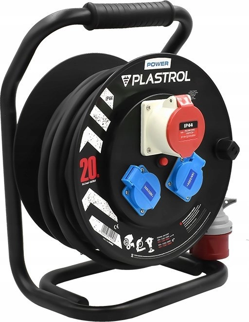 Plastrol CEE drum extension cable 1x16A/5P