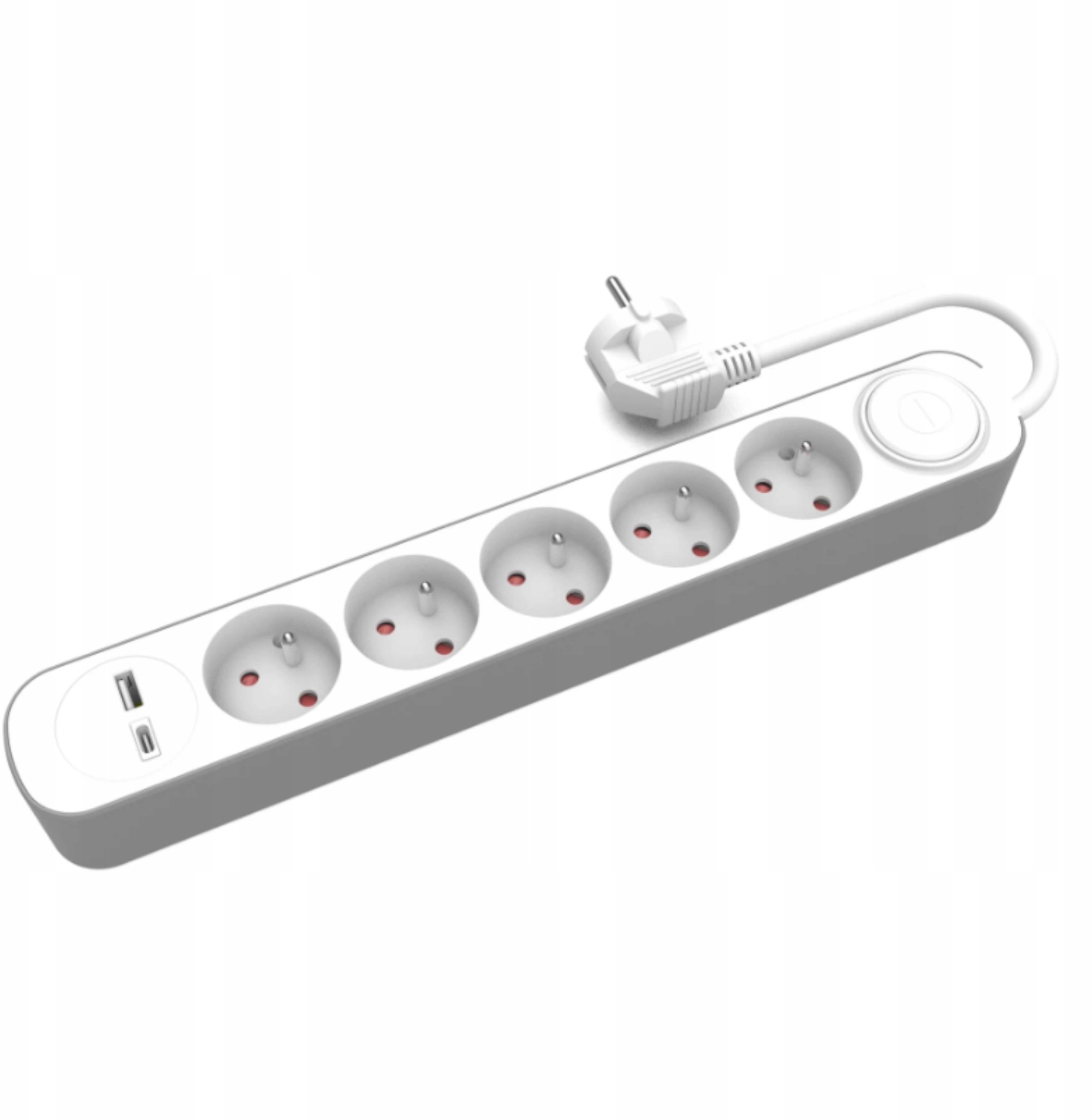 5x permanent extension cable with switch