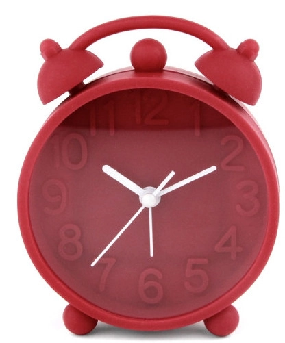 Platinet alarm clock Happiness  red (44870)