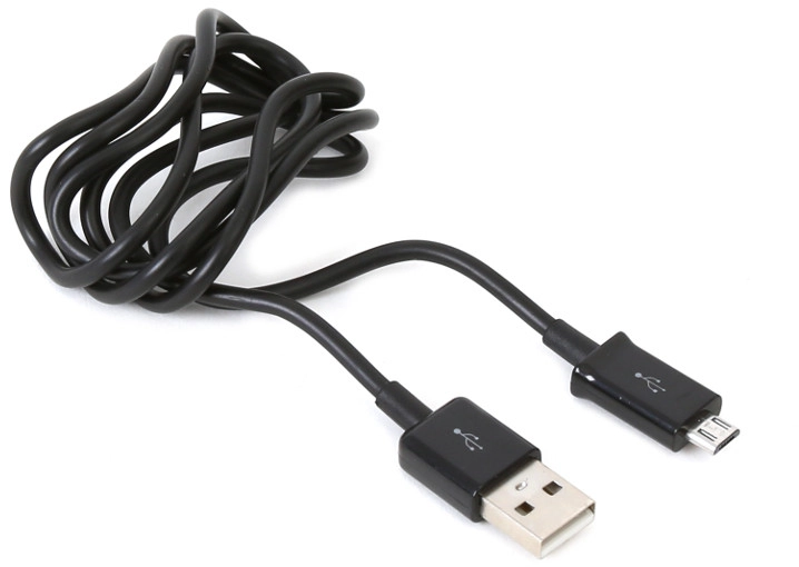 Platinet cable microUSB 1m black 42868