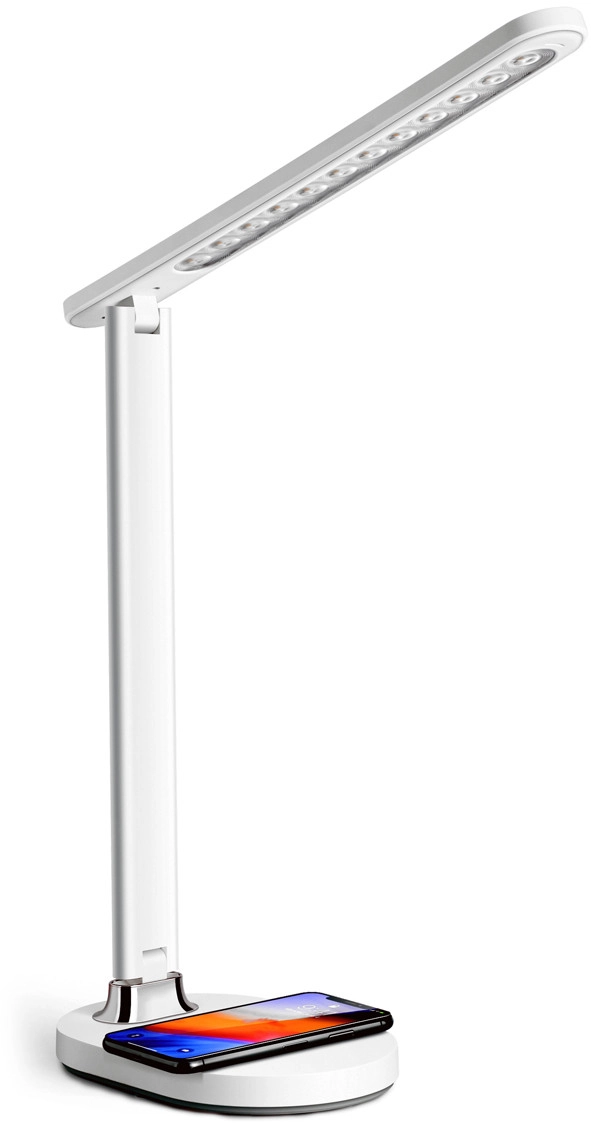 Platinet desk lamp with wireless charger
