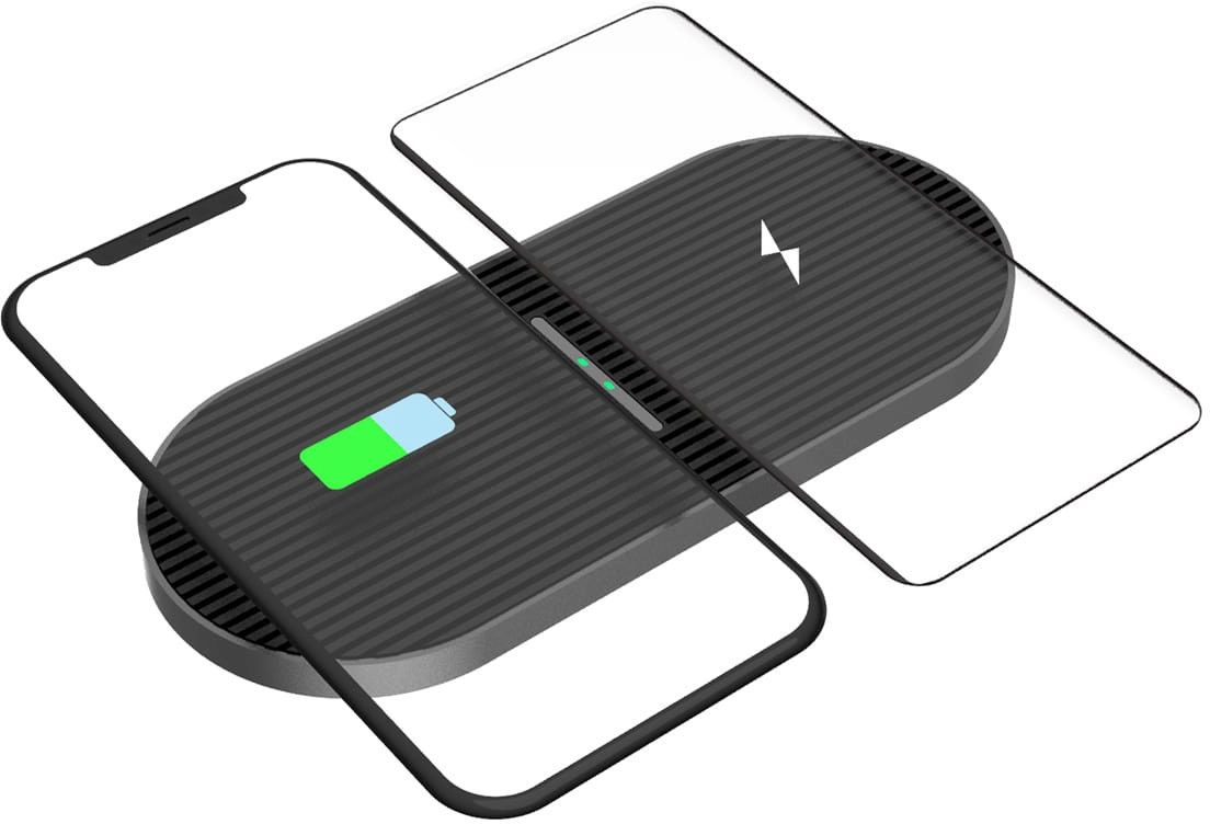 Platinet wireless charger 2x10W PWCDB 45522
