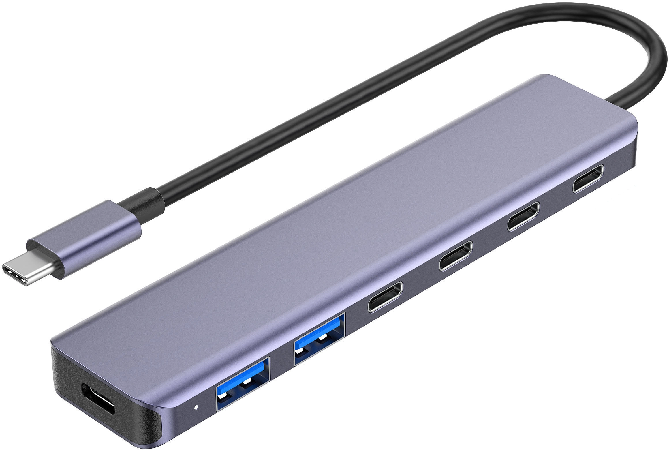 PLATINET MEDIA HUB USB-C TO 4X