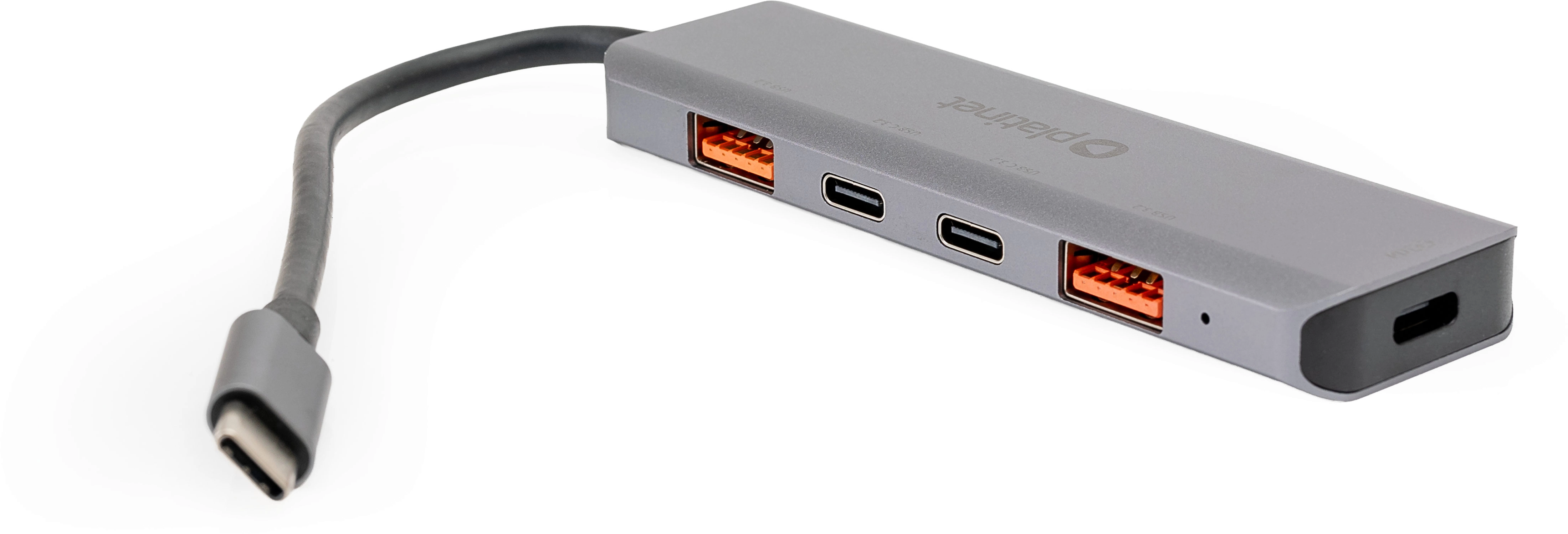 PLATINET MEDIA HUB USB-C TO 2X