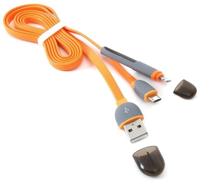 Platinet cable USB - microUSB/Lightning 1m