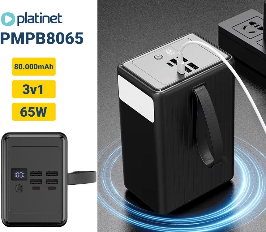 PLATINET POWER BANK 80000 mAh 65W