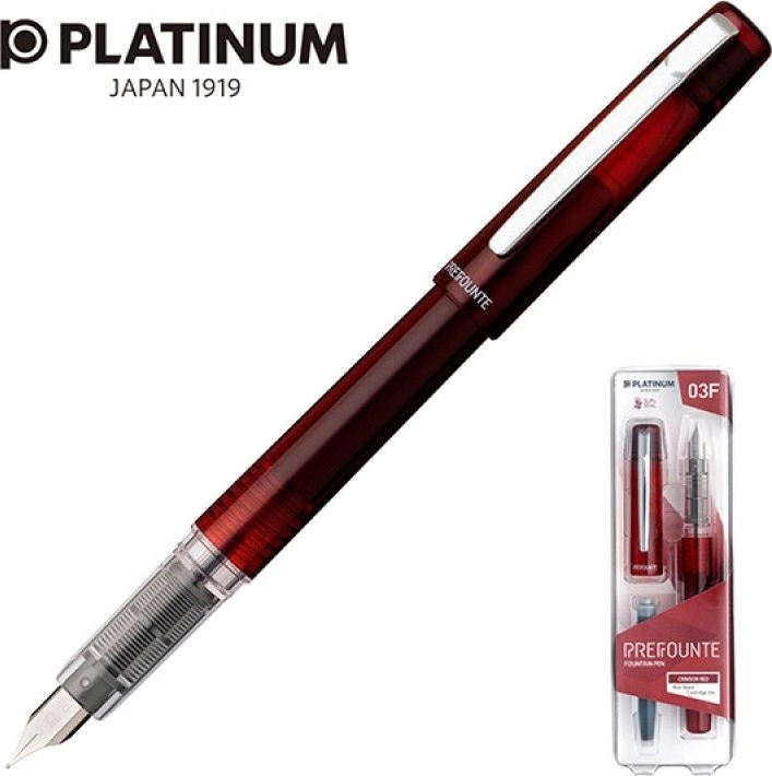 Platinum Platinum Prefounte Crimson Red fountain