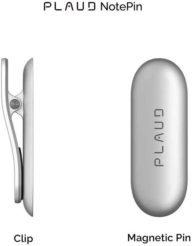 Dictaphone PLAUD NotePin Clip and Magnetic