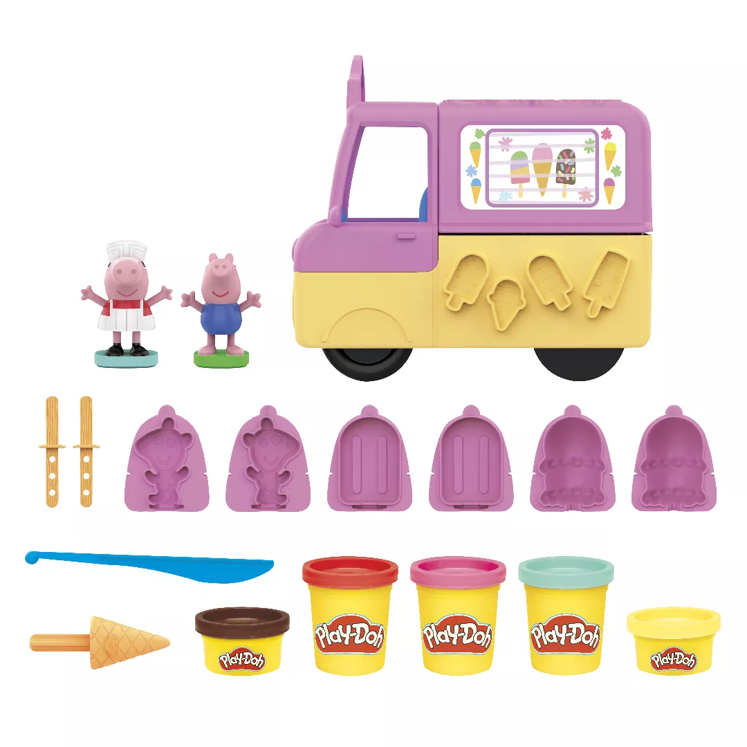 Play-Doh Peppa`s Ice Cream Playset with