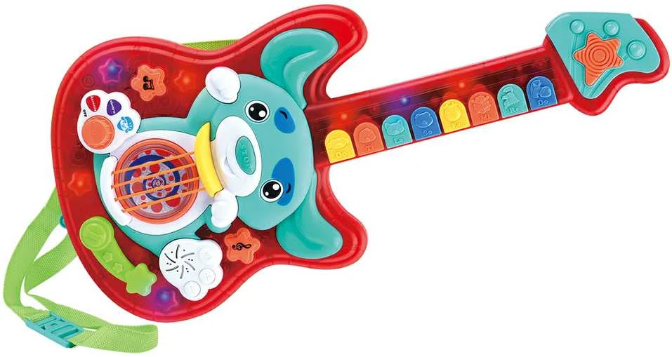 PLAYGO šviečianti gitara šuniukas  1364 4010604-0762