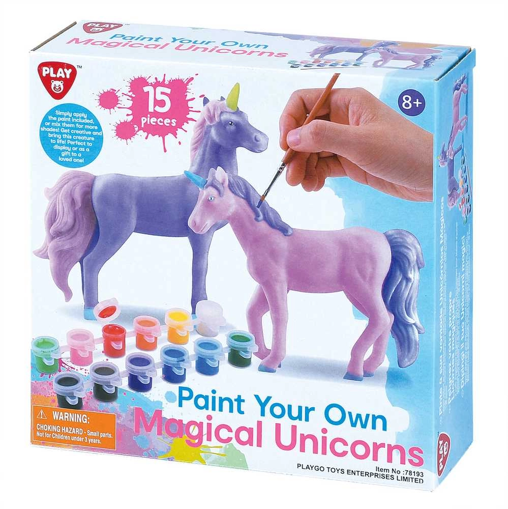 PLAYGO Paint Your Own Magical Unicorns