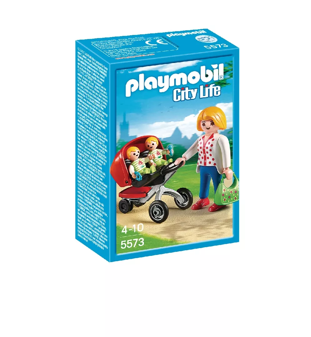 Playmobil City Life Mother with Twin