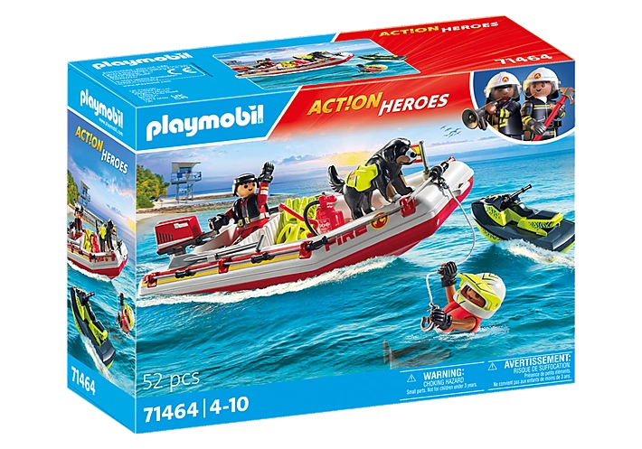 PLAYMOBIL - Fireboat with Aqua Scooter