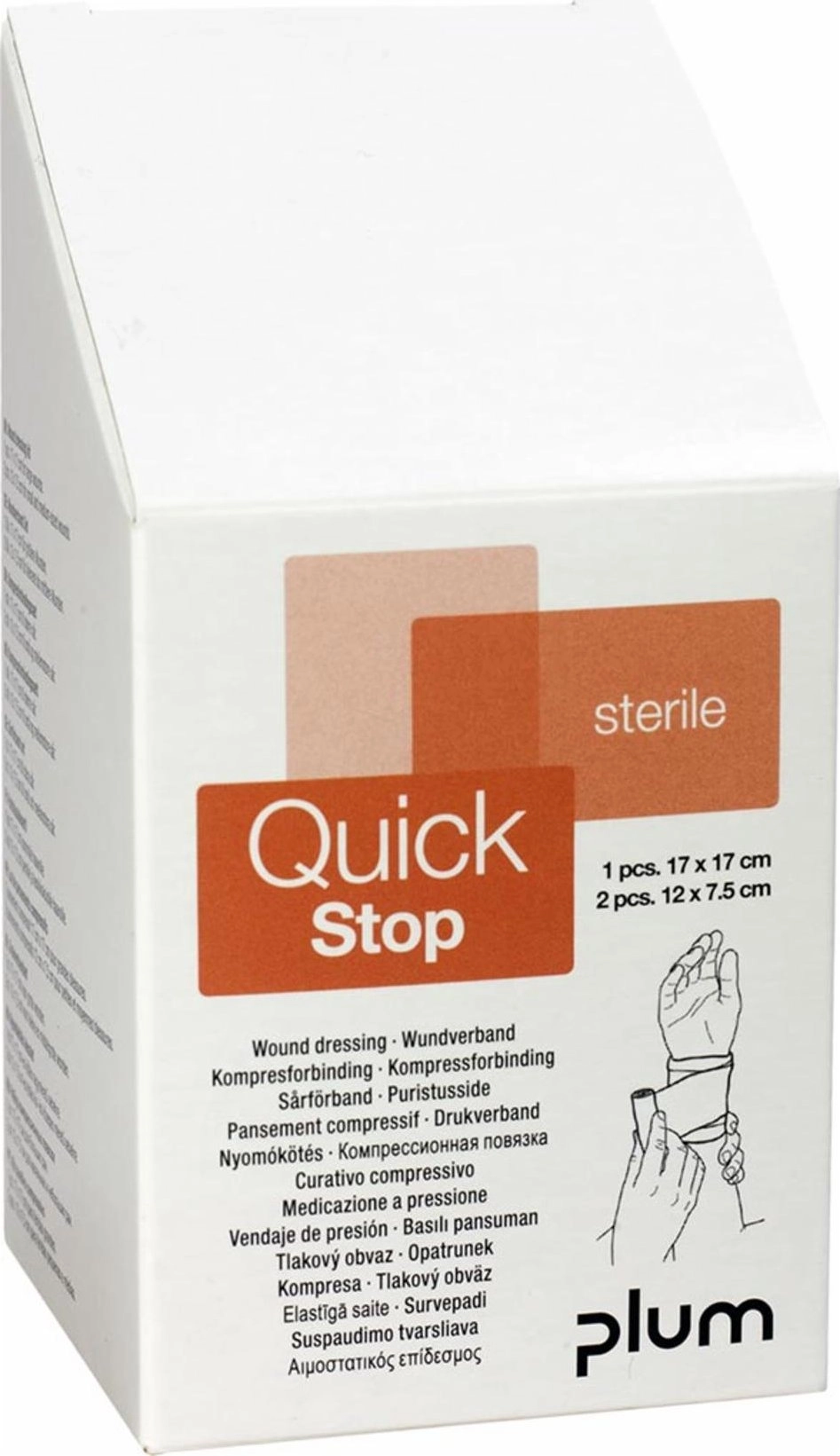 Plum PLQUICKSTOP - QuickStop wound dressing