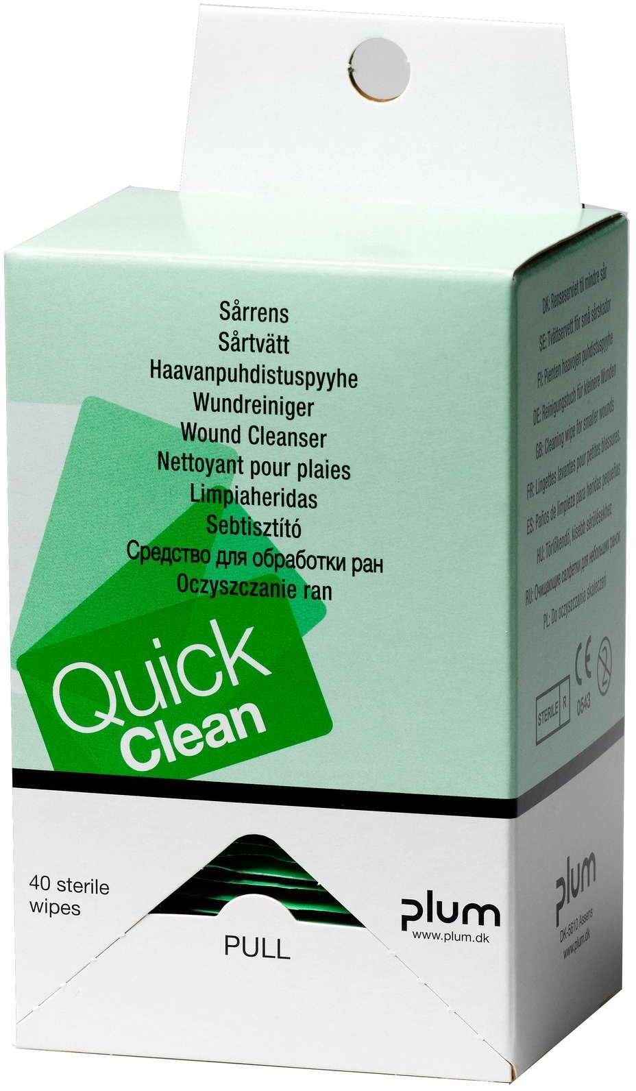 Plum PLUM QuickClean wound cleansing wipes