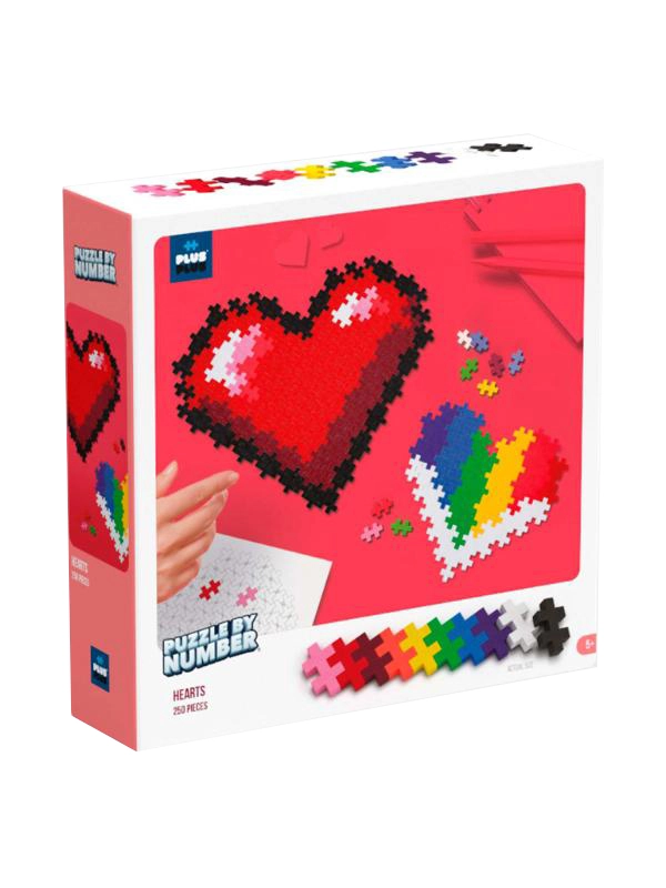Plus-Plus Hearts Block puzzle 250 pc(s)