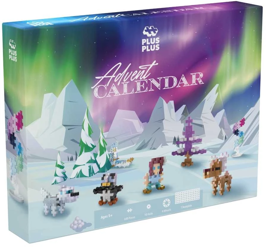 Plus-Plus Advent Calendar - Santa`s Adventures