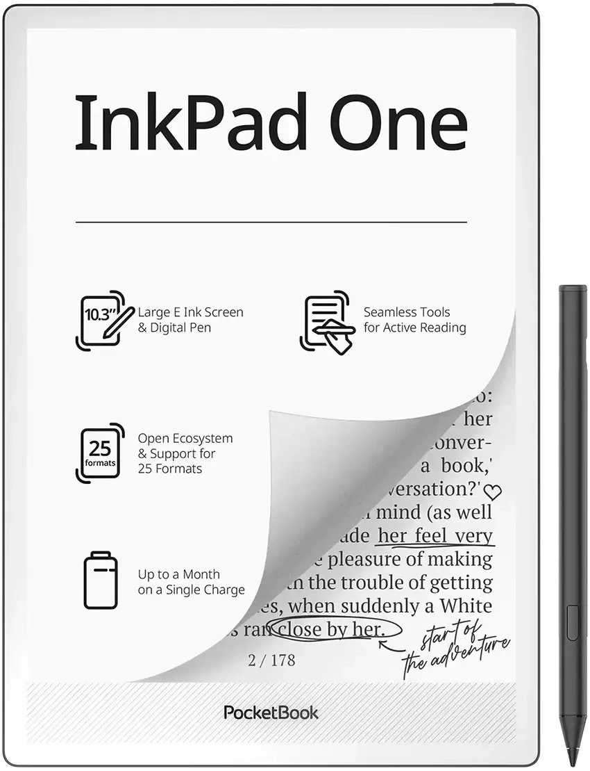 PocketBook InkPad One reader (PB1030-8-WW) PB1030-8-WW