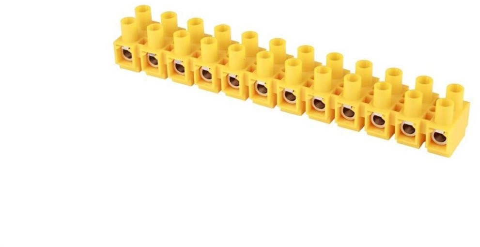 Multi-track connector 16mm2 TLZ-16N 12-track. yellow