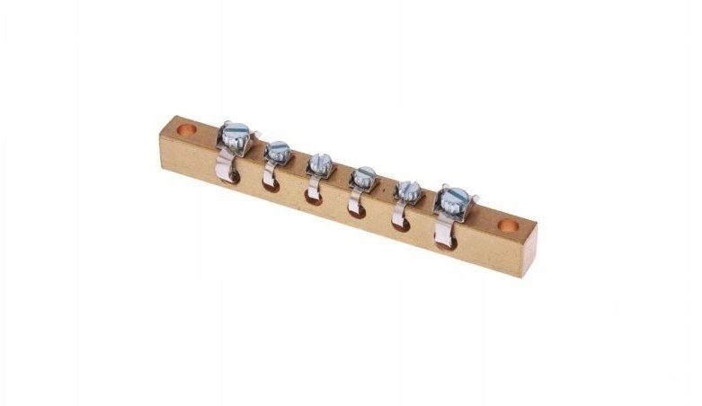 Protective clamp 4x4mm2 2x10mm2 brass ZO-0003