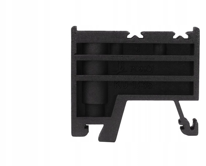 End lock holder for TS/TH35 rail