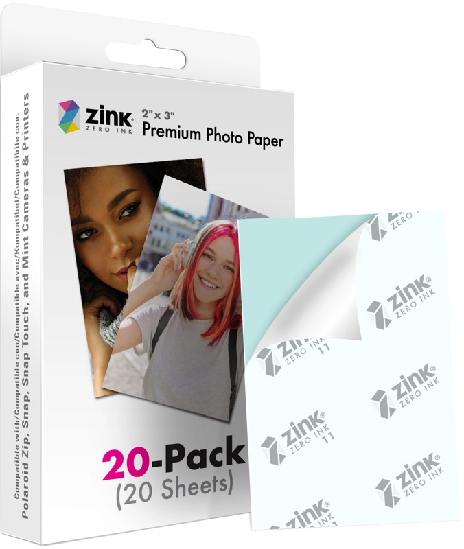 Polaroid Zink Media 2x3" 20 Pack