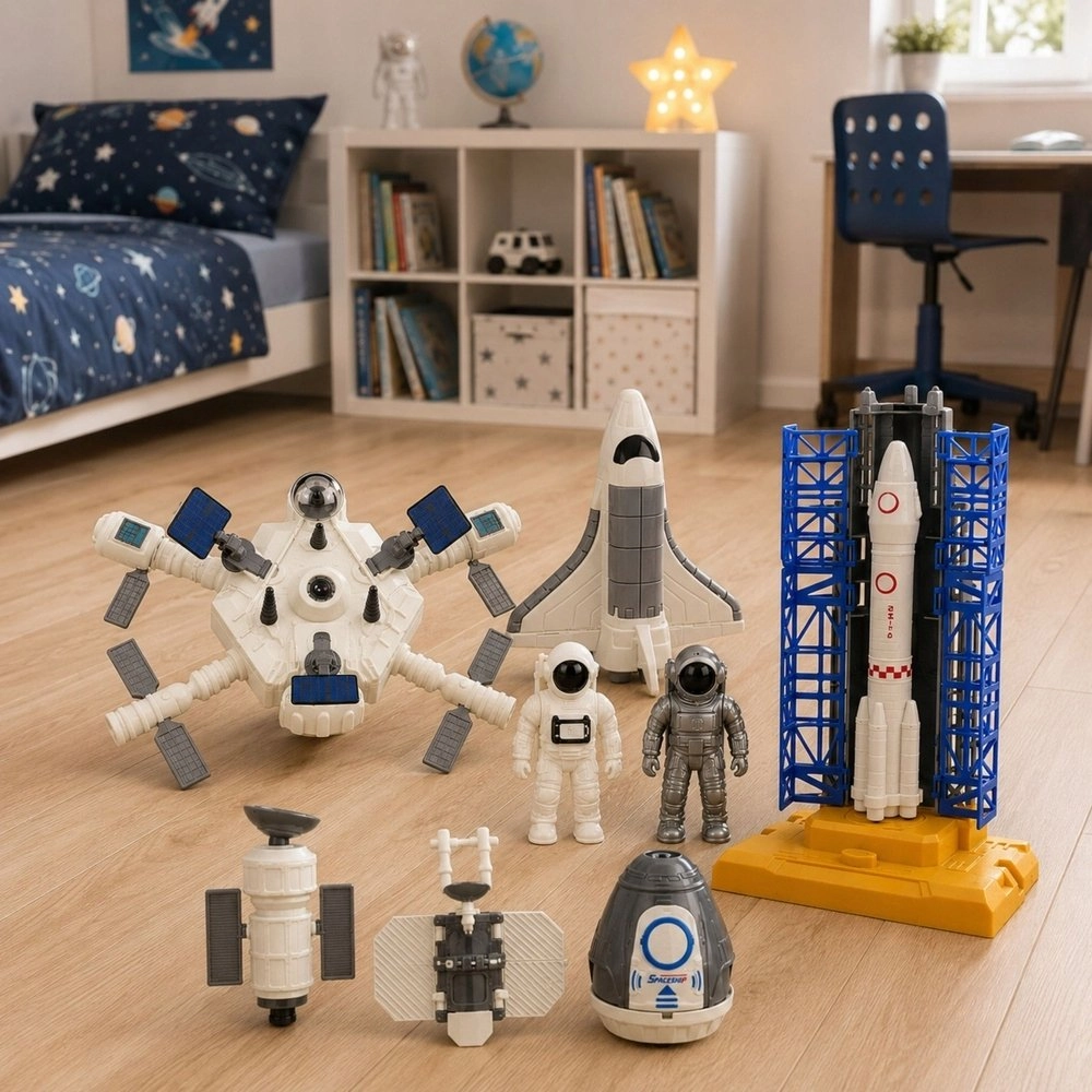 Polesie Space Set Station Rocket Space