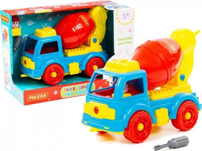 Polesie Polesie 84804 Klocki-transport Samochód betoniarka