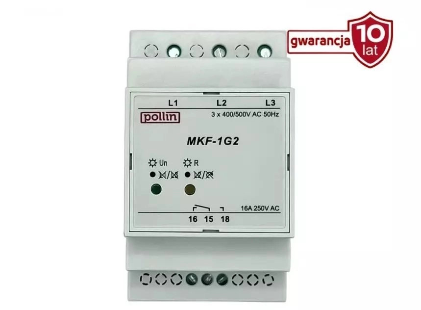 Phase failure sequence and asymmetry relay