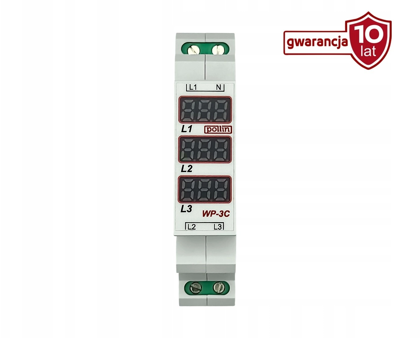 3-phase voltage indicator 100-260V AC digital