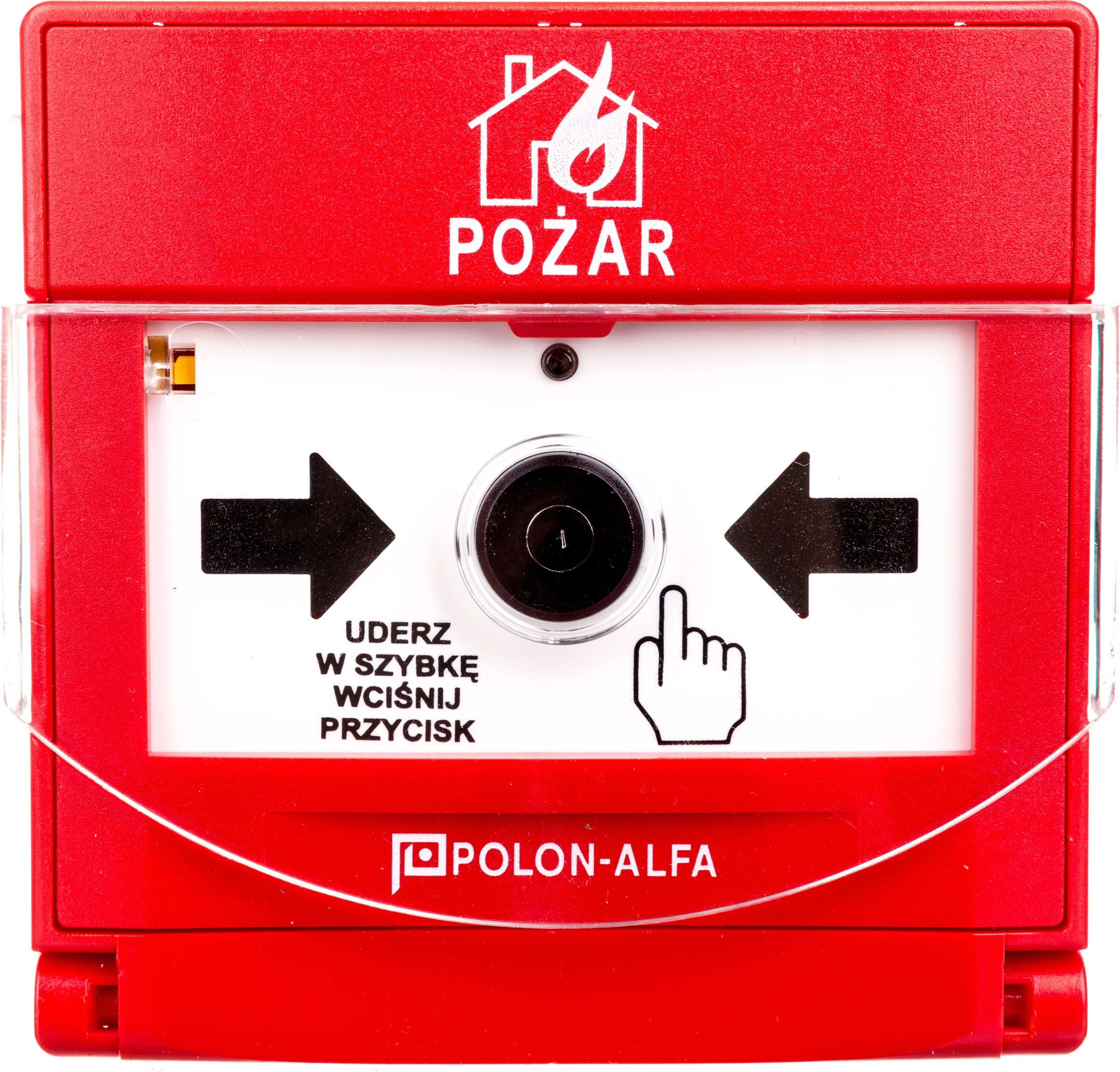 Polon-Alfa Manual addressable fire alarm flush-mounted
