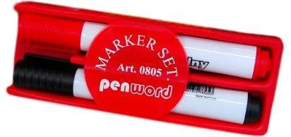 Set of dry-erase markers  2 colors