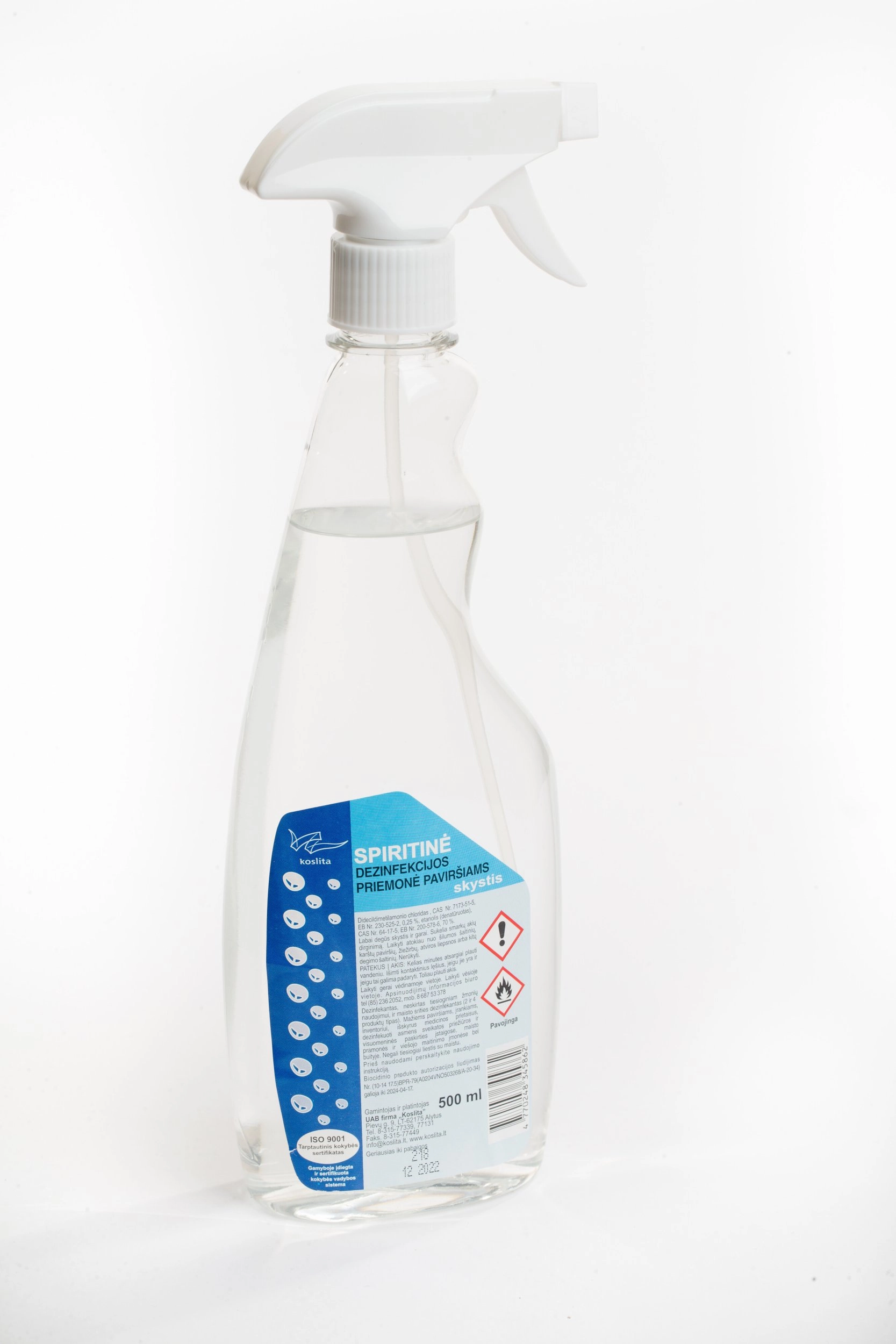 DISINFECTANT FORTIFIED CLEANER 500ML 15168706 P08-02-1-00