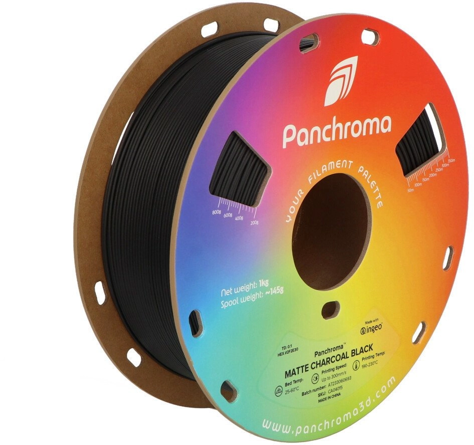 PLA MATTE 1 75mm CHARCOAL BLACK
