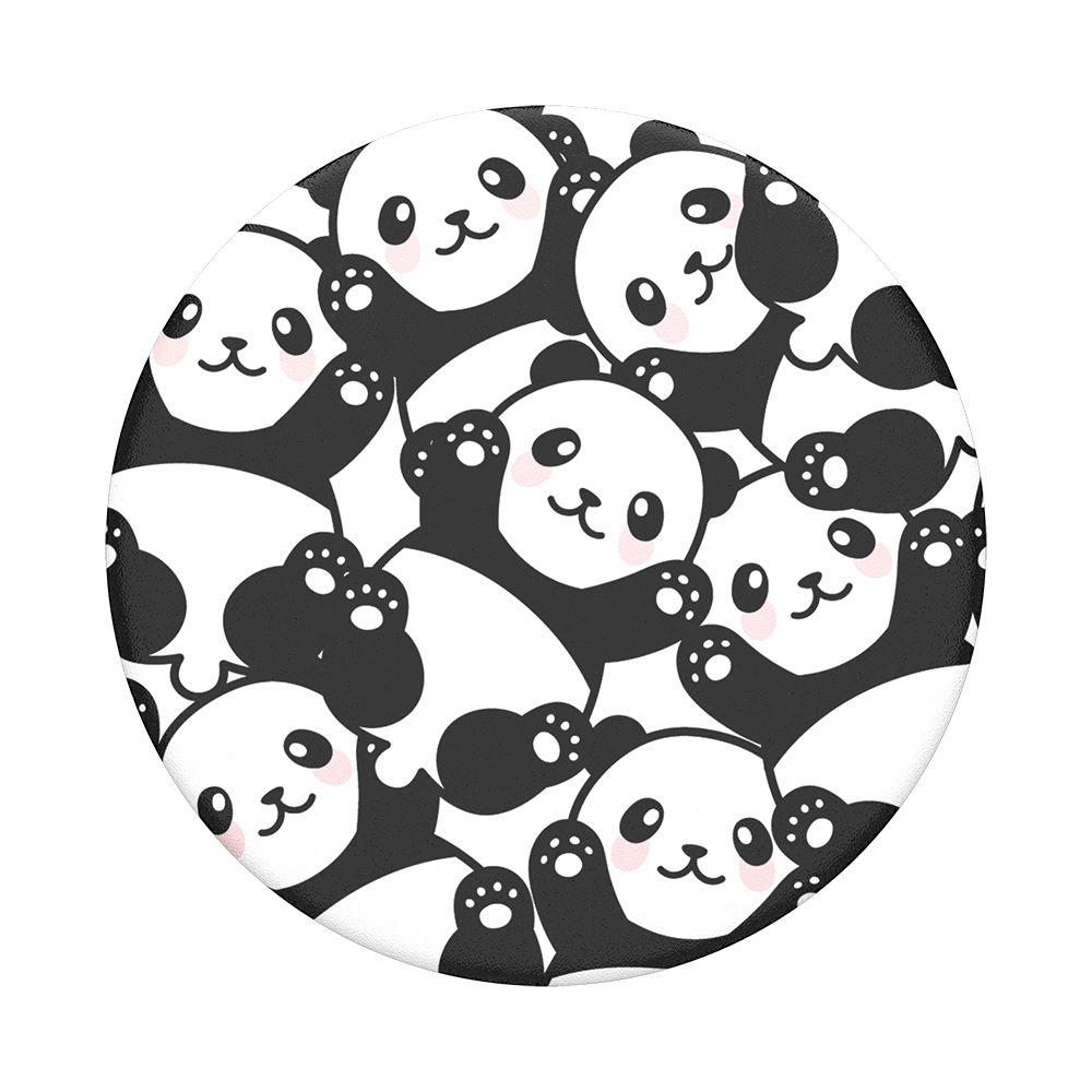 PopSockets 800976 holder Handle Black  White