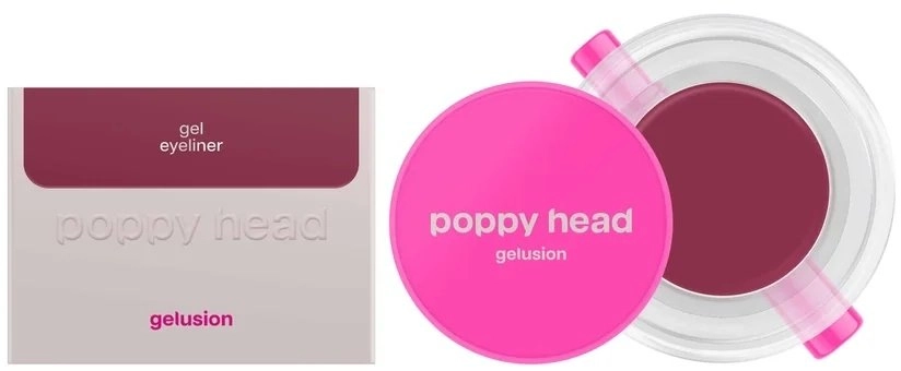Silcare POPPY HEAD_Gelusion gel eyeliner with