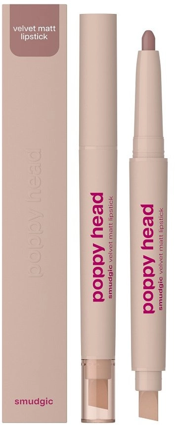 POPPY HEAD_Smudgic Velvet Matt Lipstick matte