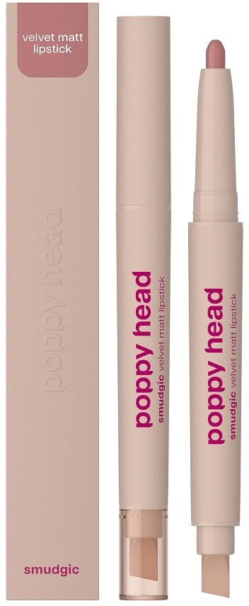 POPPY HEAD_Smudgic Velvet Matt Lipstick matte