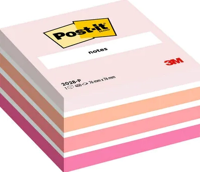 Post-It 2028-P note paper Square Orange