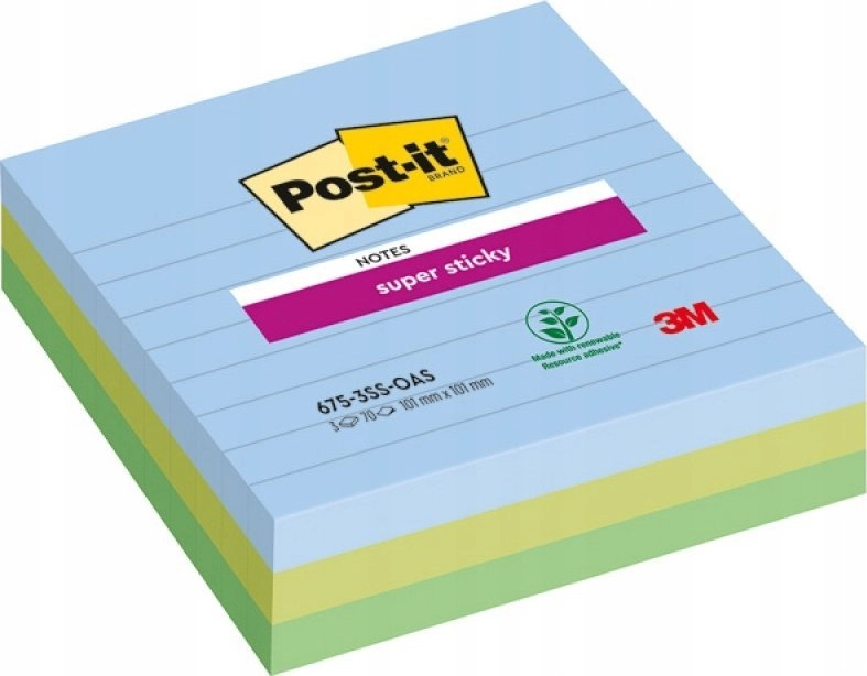 Post-It 3M Post-it® Super Sticky XL