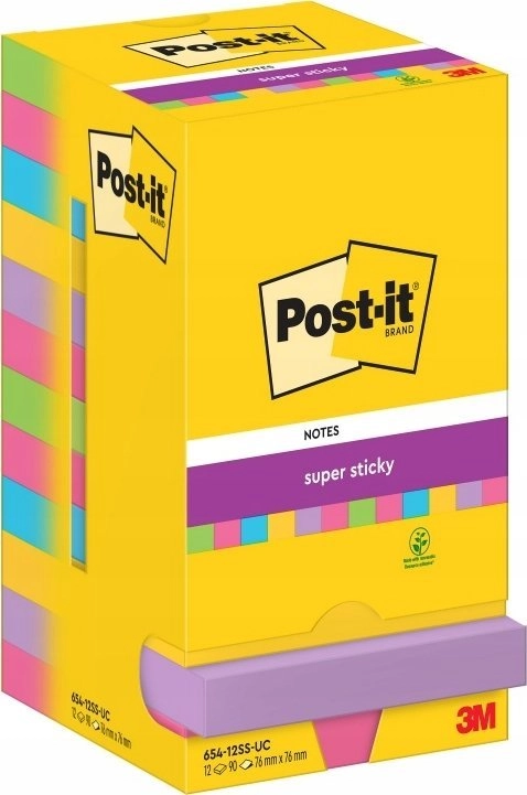 Post-it Karteczki Post-it Super Sticky 76x76mm