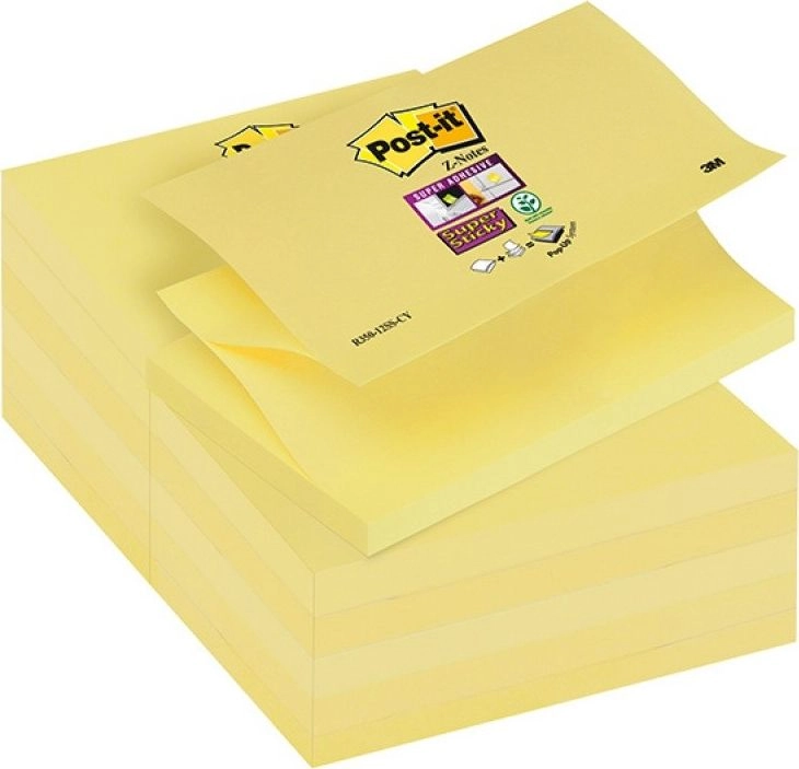 Bloczek samoprzylepny żółty 90K 127x76mm 3M-70005197838
