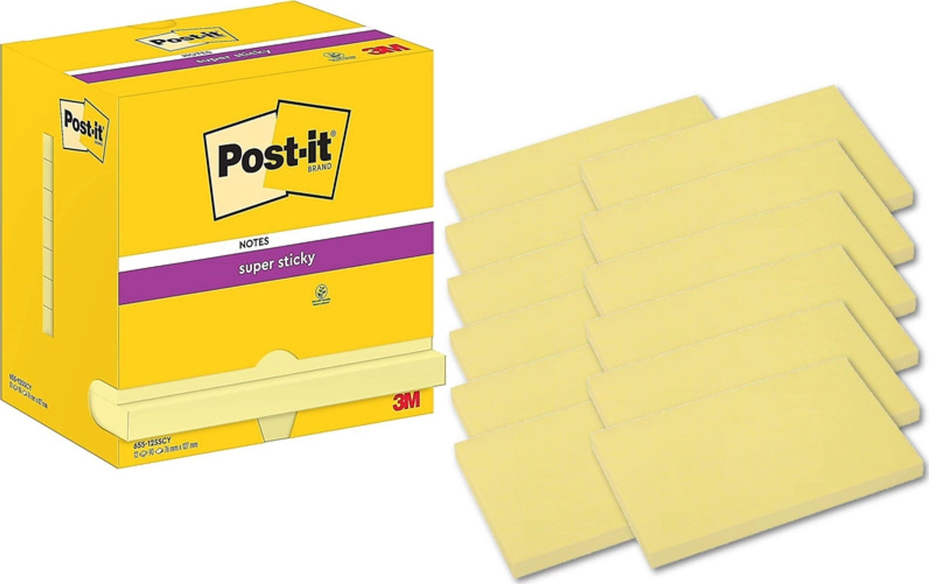 Post-it Post-it notes Super Sticky 76x127mm