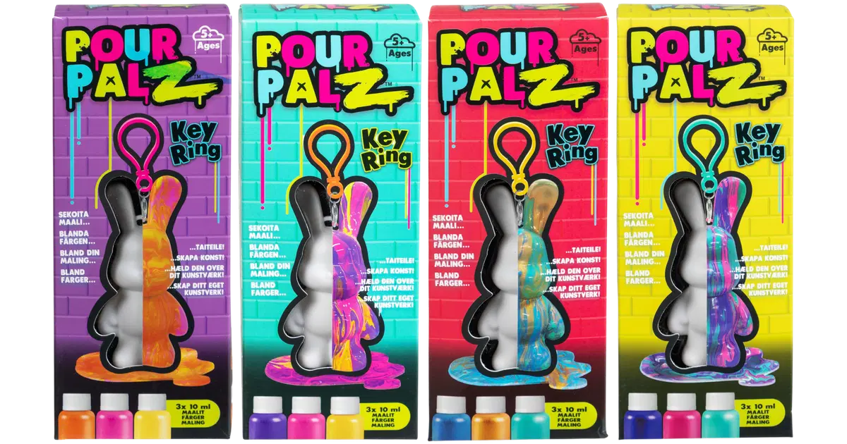Pour Palz - Bunny Mini Keyring